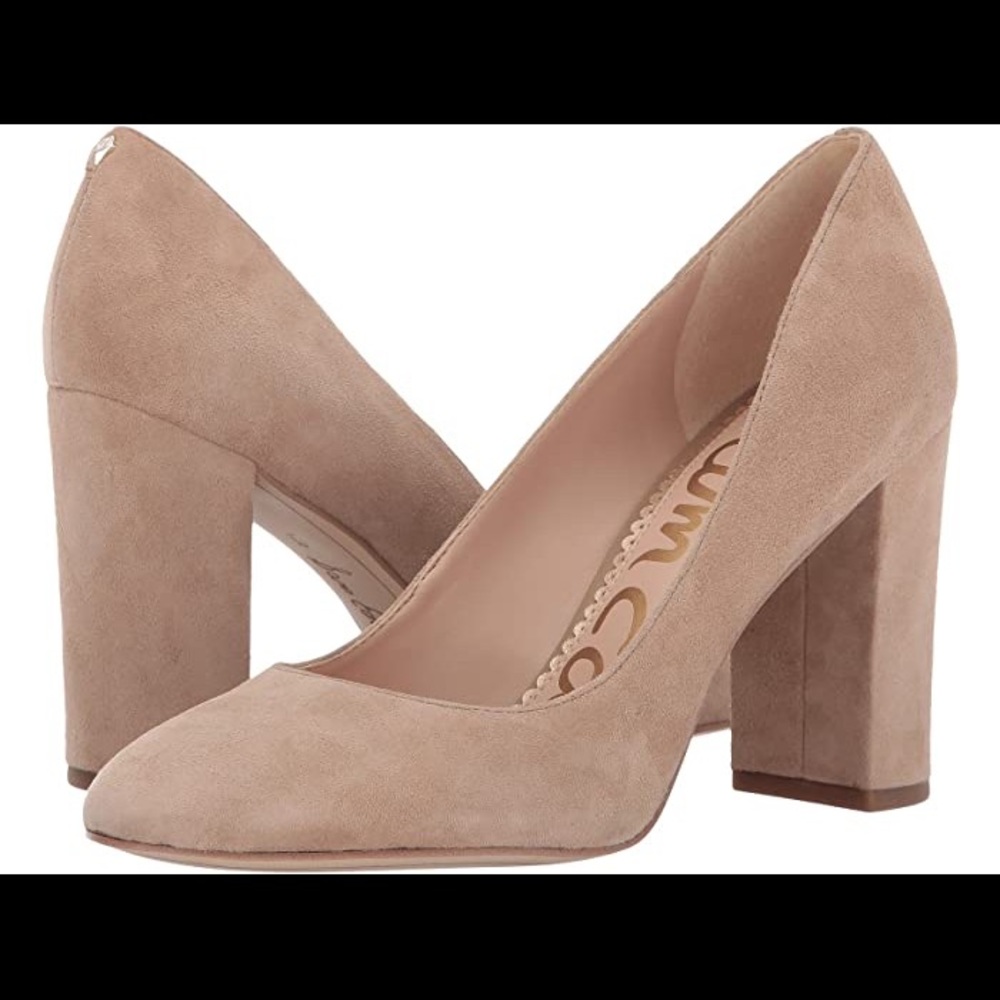 Sam Edelman Stillson Heel Oatmeal Suede size 9